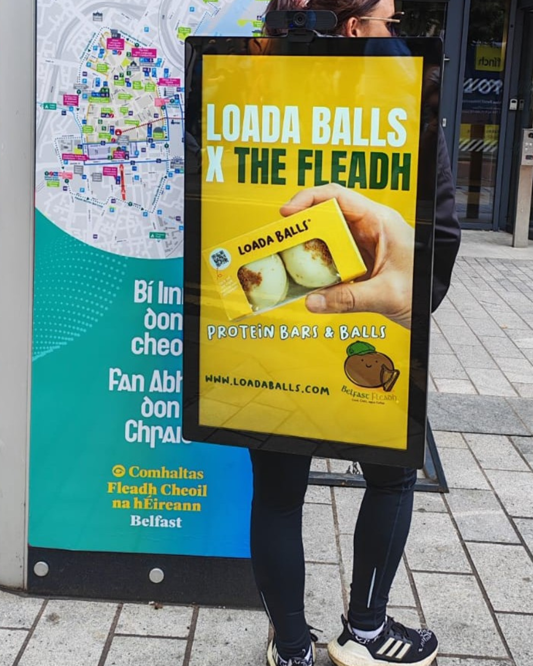 Digital Ad Walkers at Northern Ireland Events