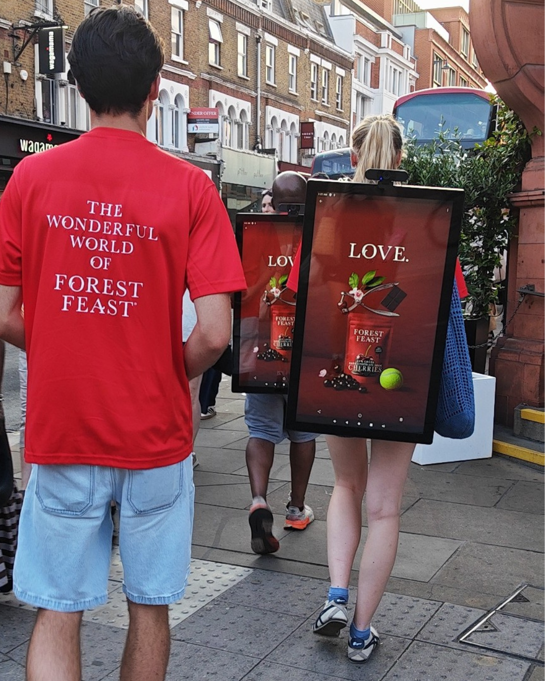 Digital Ad Walkers at GB Events